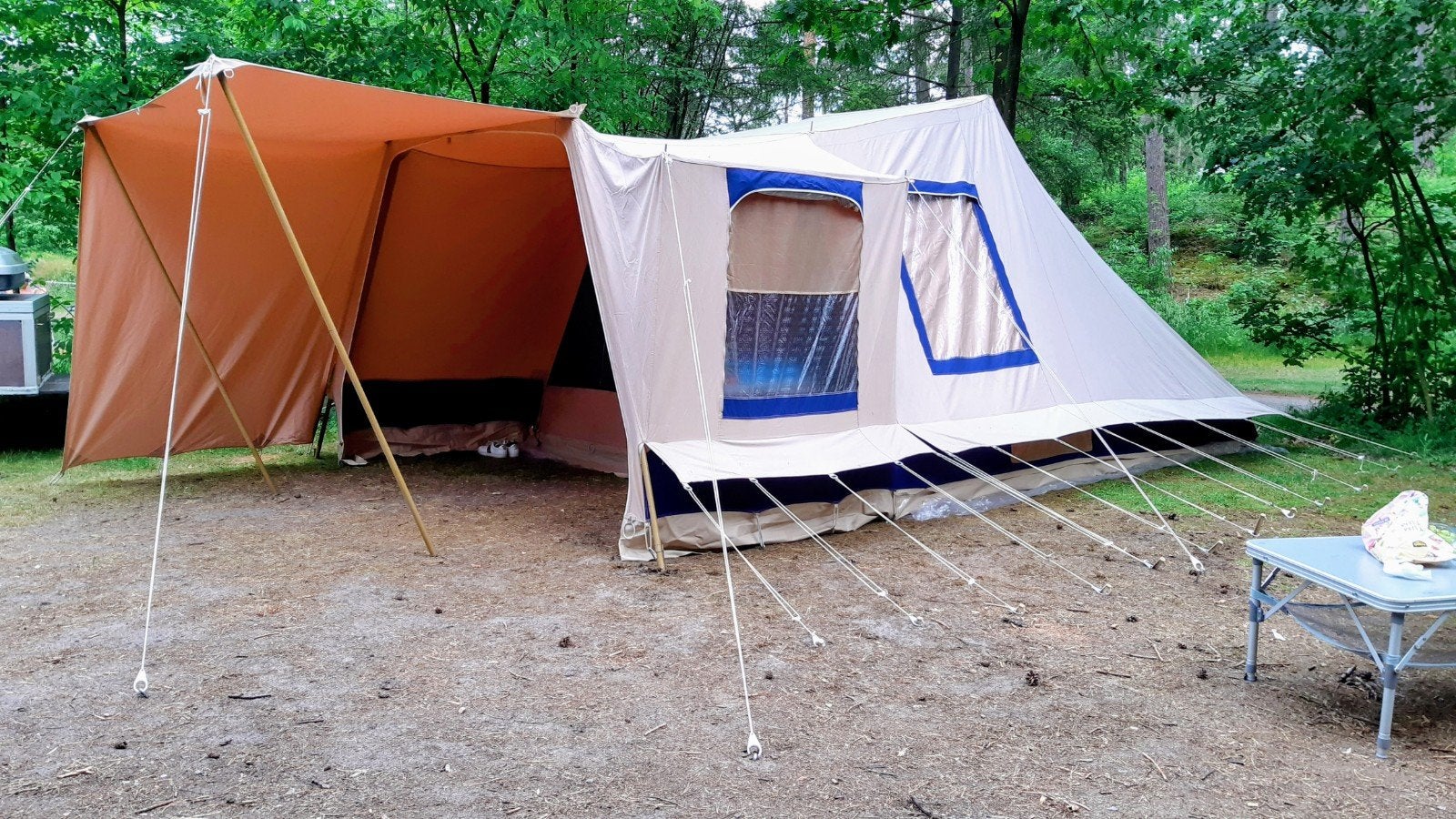 Vrijbuiter Steenuil 4 pyramide tent, Ophalen, Gebruikt, Tot en met 4