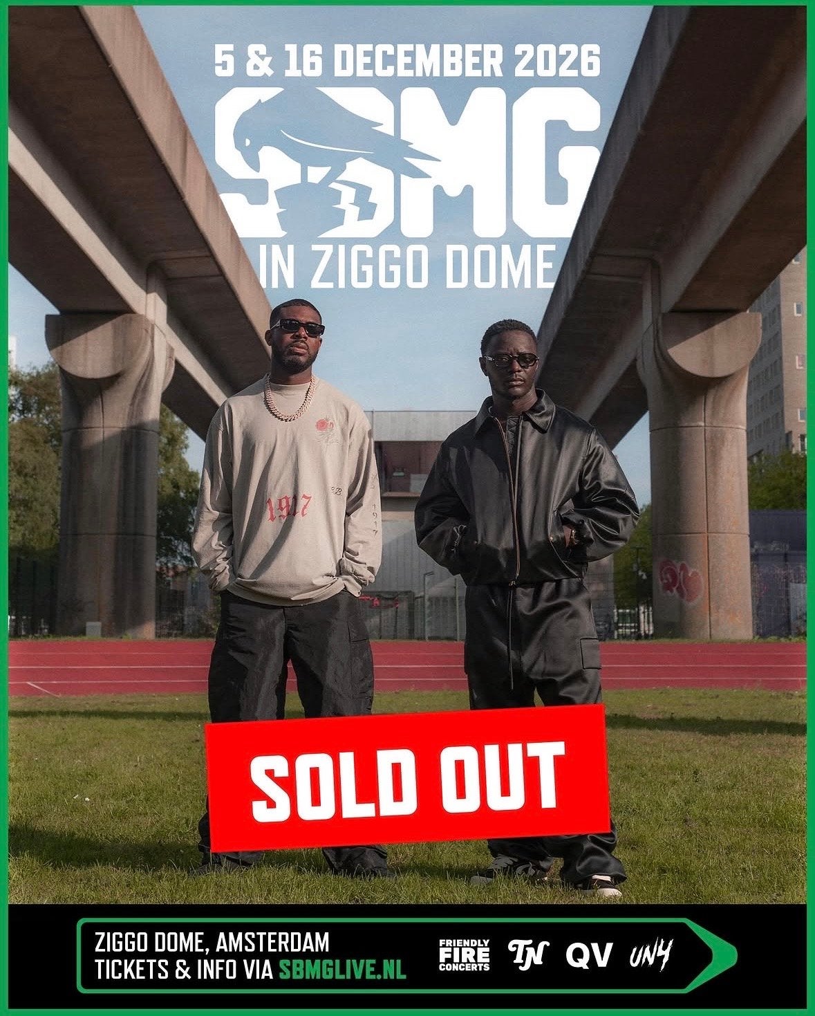 2x 2 SBMG tickets naast elkaar - 5 december, Tickets en Kaartjes, Drie personen of meer, December
