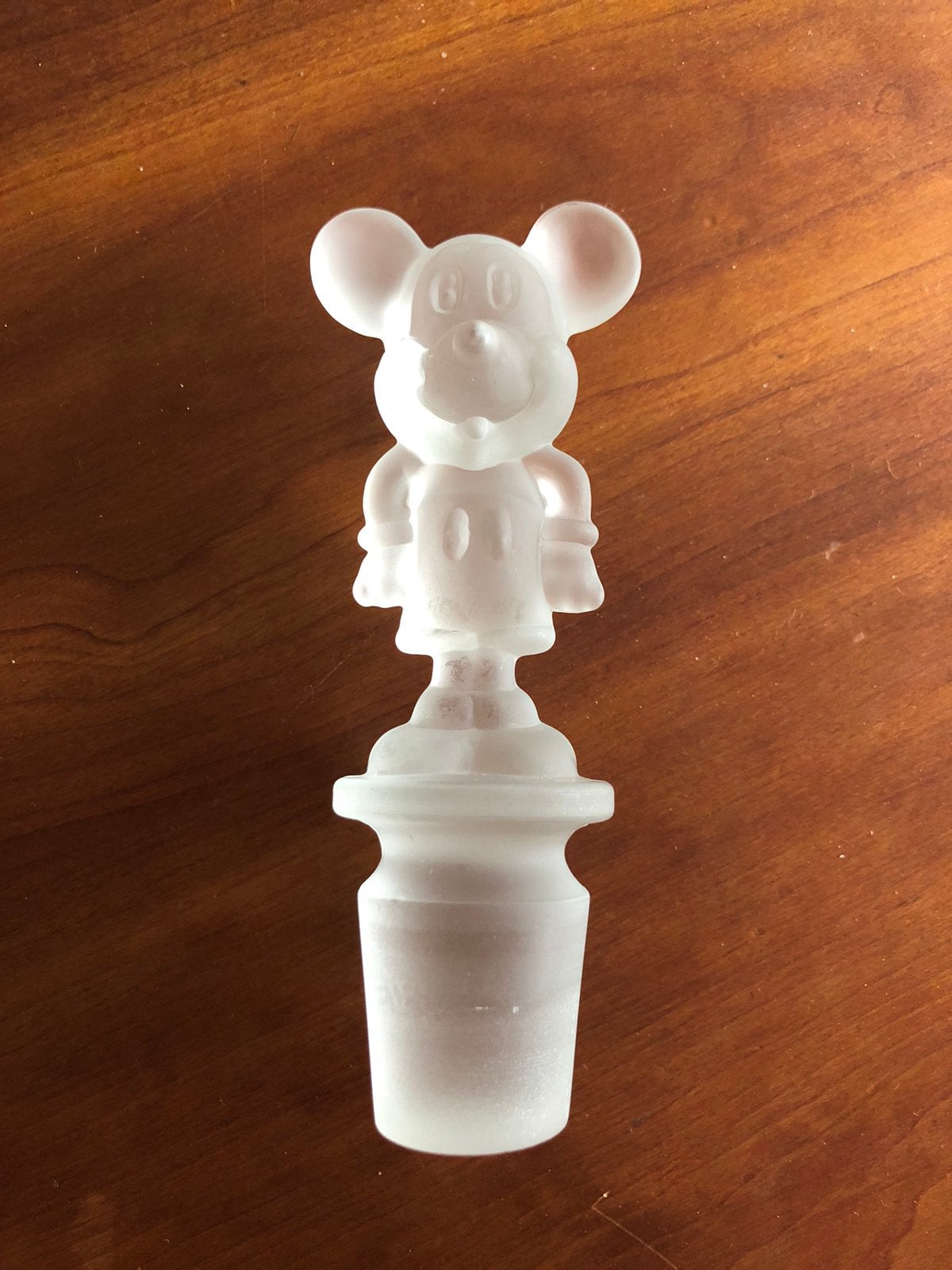 Karaf / Fles-stopper Disney Mickey Mouse, Ophalen of Verzenden, Mickey Mouse, Zo goed als nieuw, Beeldje of Figuurtje