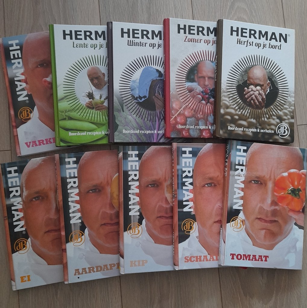 Grote collectie kookboeken: Herman, Jamie Oliver e.a., Boeken, Kookboeken, Gezond koken, Tapas, Hapjes en Dim Sum, Europa, Ophalen
