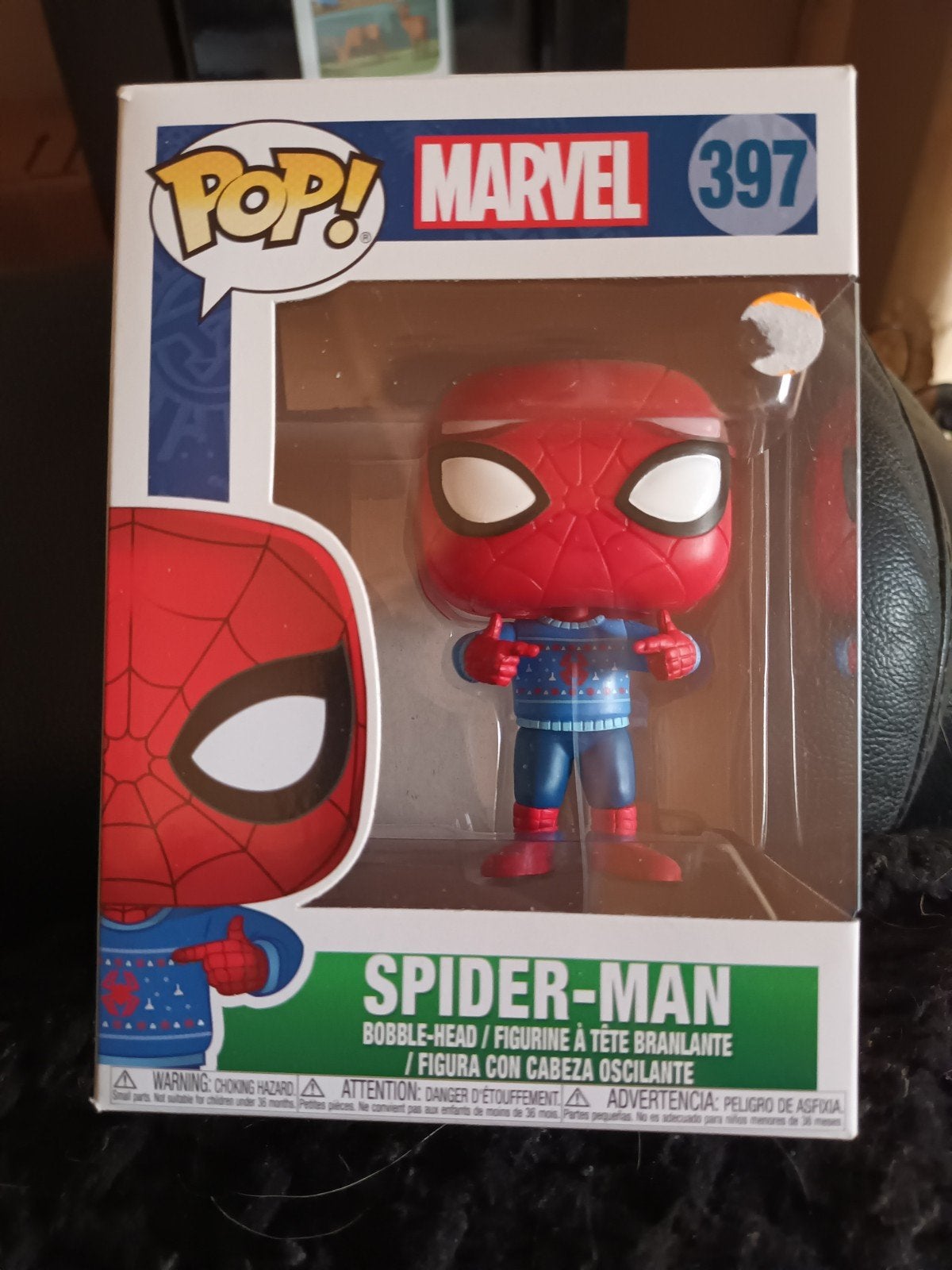 Funko Pop! Marvel Spider-Man #397 Bobble-Head, Verzamelen, Poppetjes en Figuurtjes, Zo goed als nieuw, Ophalen of Verzenden