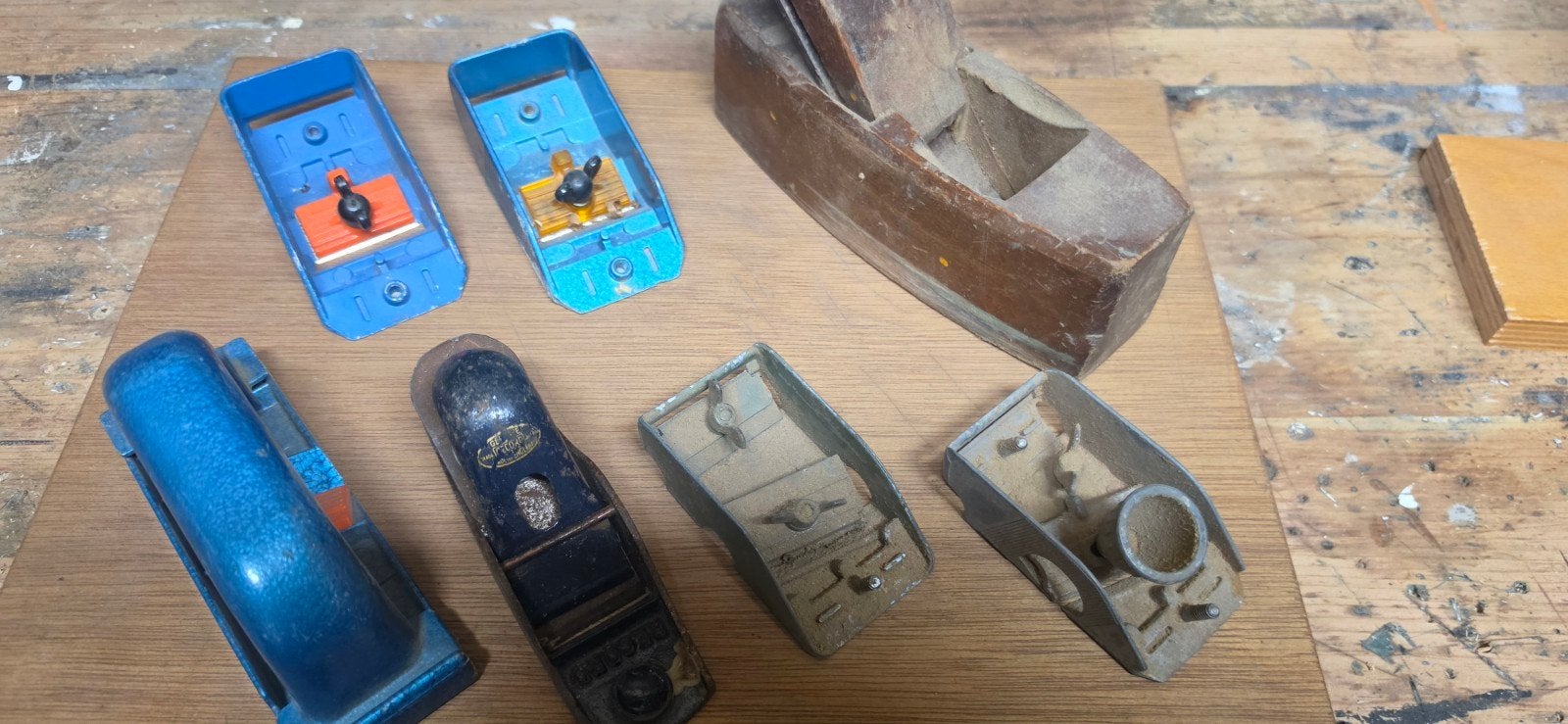 Diverse schaafjes voor houtbewerking, Doe-het-zelf en Verbouw, Schaafmachines, Ophalen of Verzenden