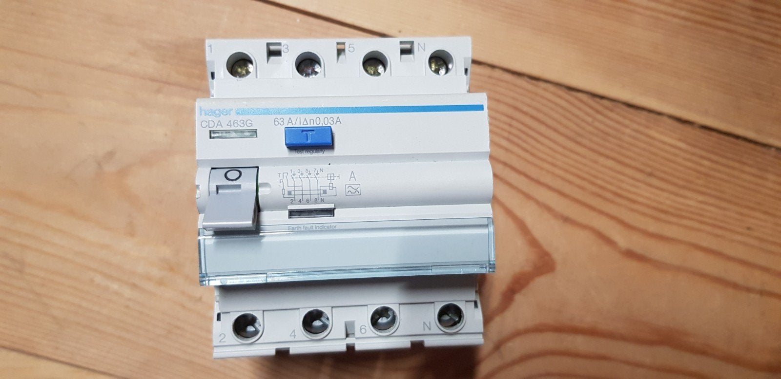 Hager CDA 463 G aardlekschakelaar., Ophalen of Verzenden, Overige typen