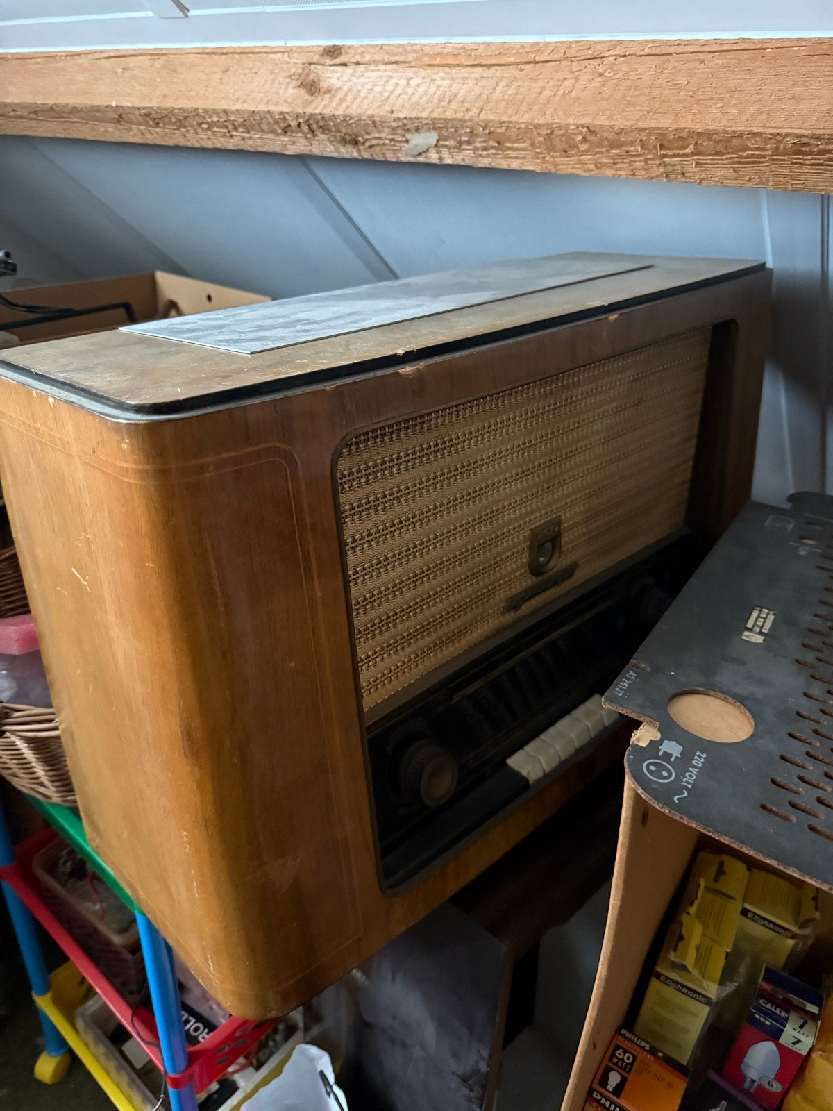 Vintage buizenradio - Decoratief object, Ophalen
