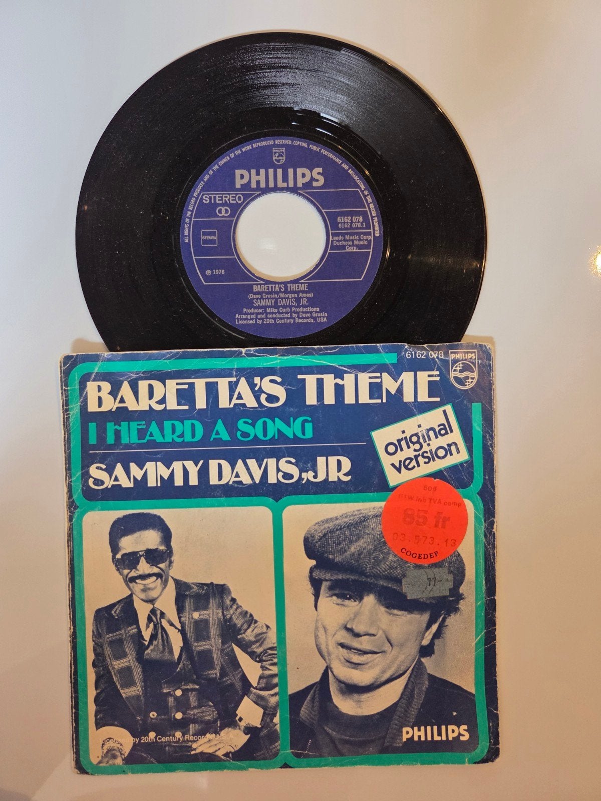 Sammy Davis, Jr - Baretta's theme, Ophalen of Verzenden, Gebruikt, 7 inch