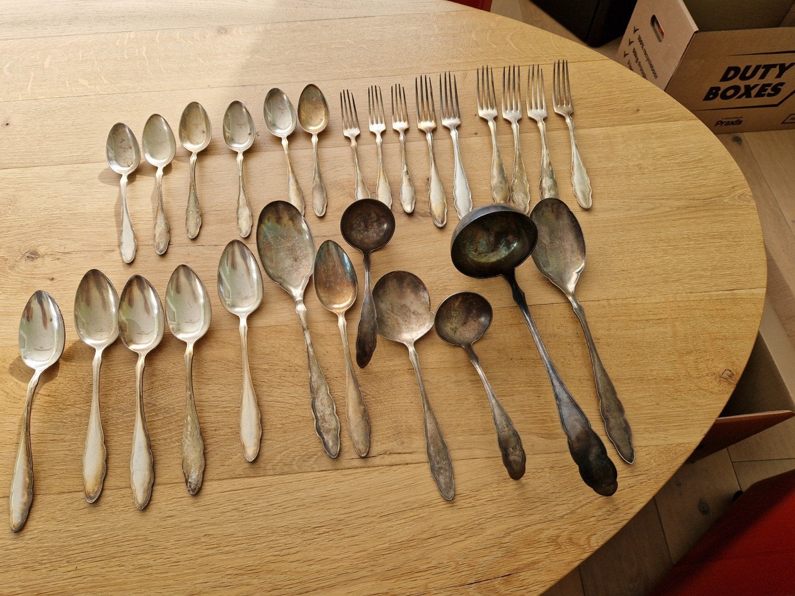 Wellner 90 Zilver Bestek Set - Diverse Delen, Antiek en Kunst, Ophalen of Verzenden