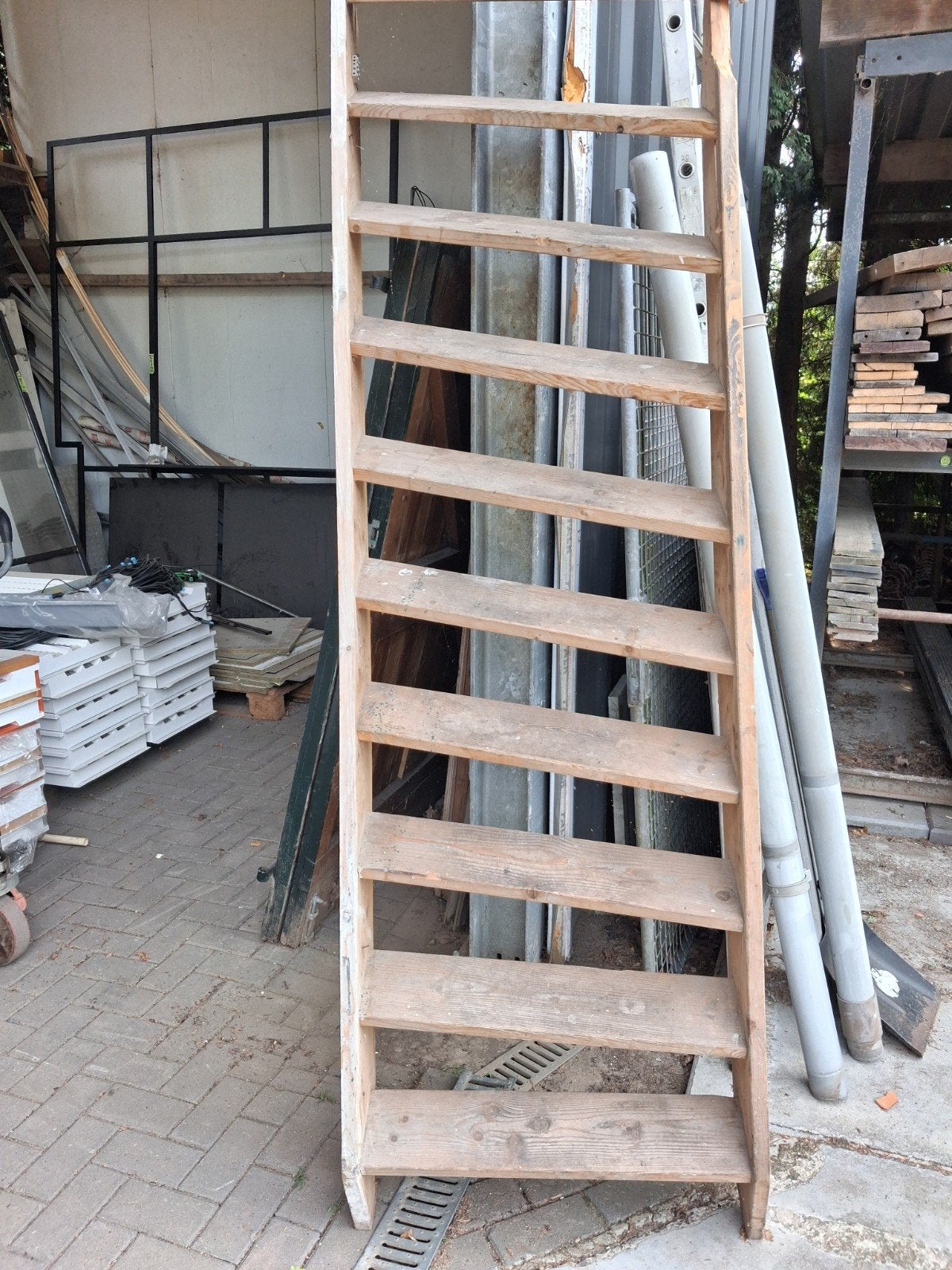 vurenhouten trap, Ophalen of Verzenden, 2 tot 4 meter