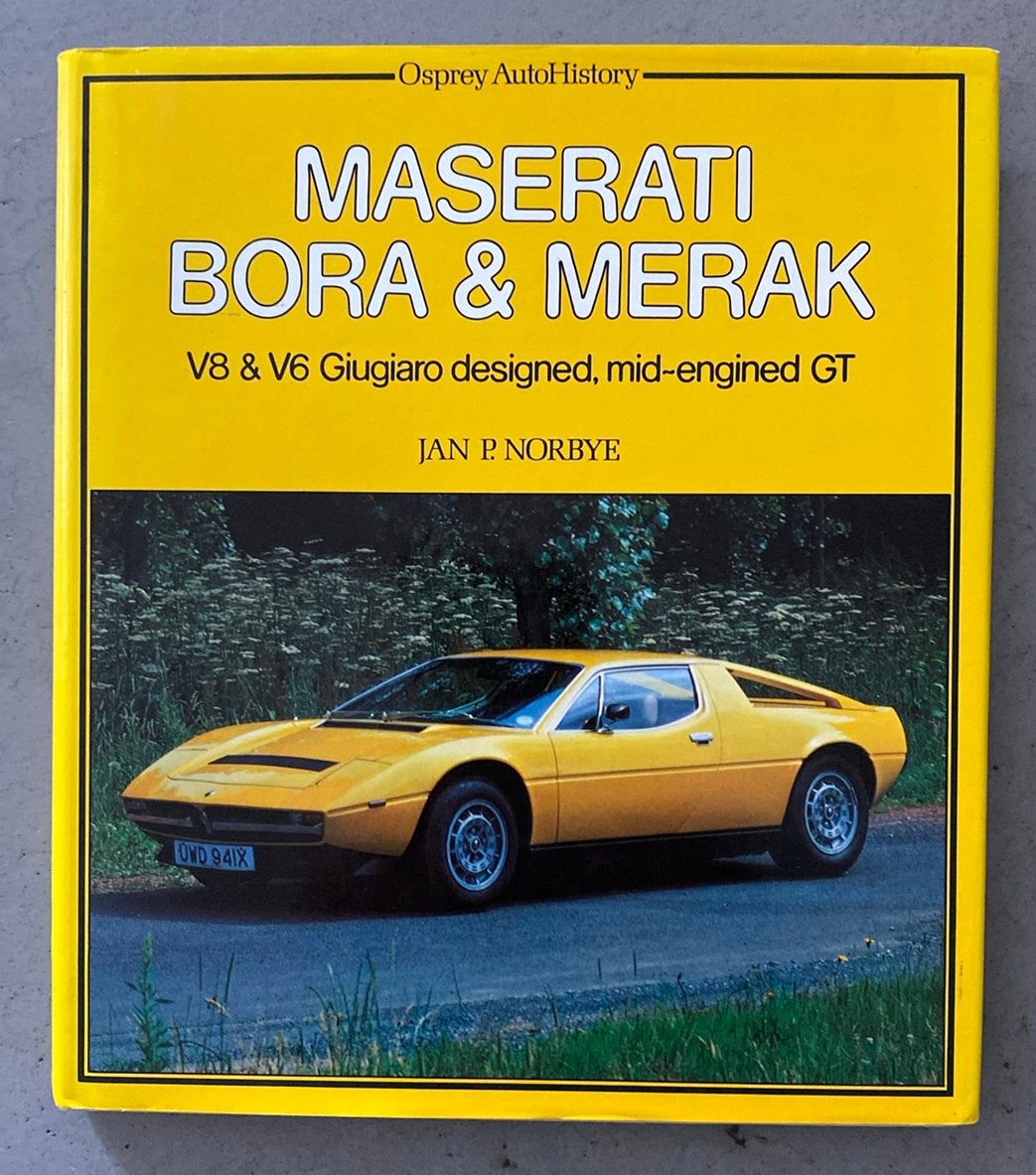Maserati, Bora & Merak - Jan P. Norbye •Osprey Auto history, Ophalen of Verzenden, Zo goed als nieuw, Overige merken