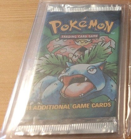 Heavy ! Base Set Venusaur Unlimited booster pack, Ophalen, Nieuw, Booster, Foil