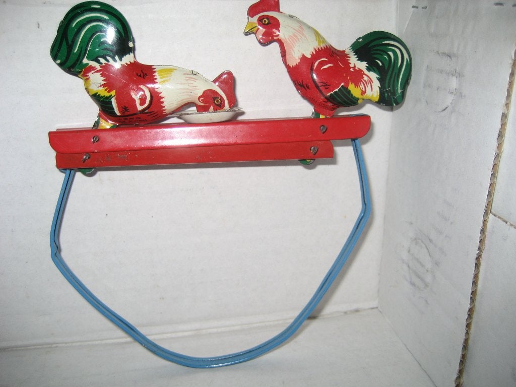Blikken kippenspeeltje, Antiek en Kunst, Ophalen of Verzenden