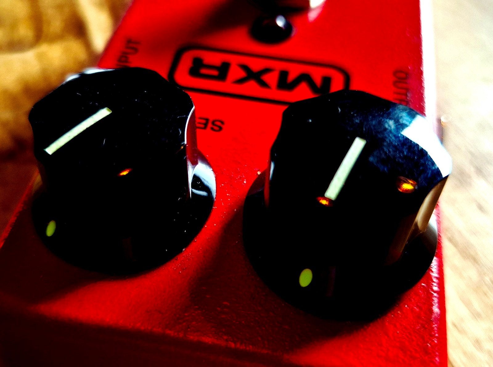 MXR Dyna Comp Compressor (2007) met glow-in-the-dark knobs, Ophalen of Verzenden, Gebruikt, Compressor