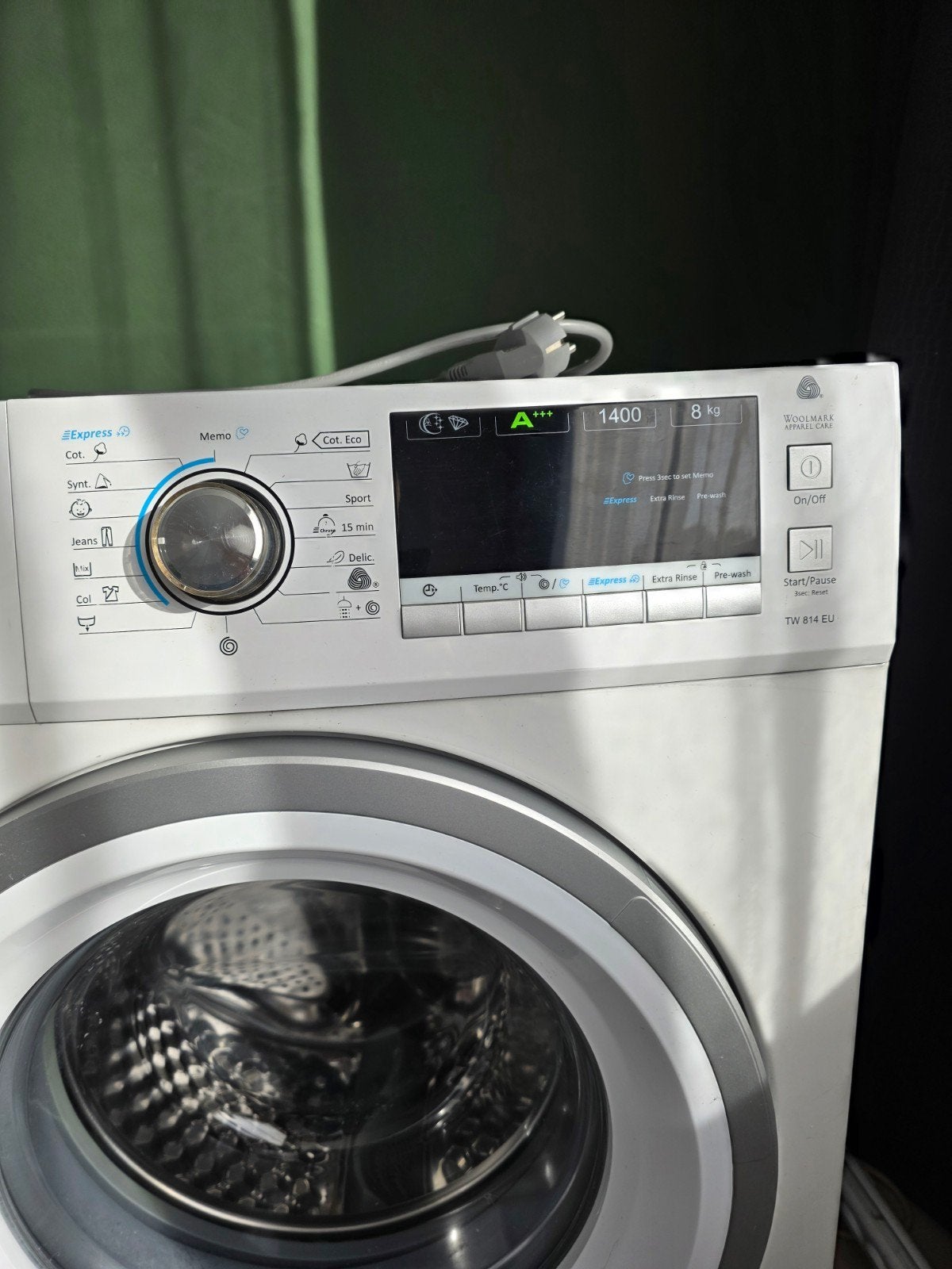 Thomson TW 814 EU Wasmachine - 8kg, 1400 toeren, A+++, Witgoed en Apparatuur, Ophalen, 1200 tot 1600 toeren, Gebruikt, 8 tot 10 kg
