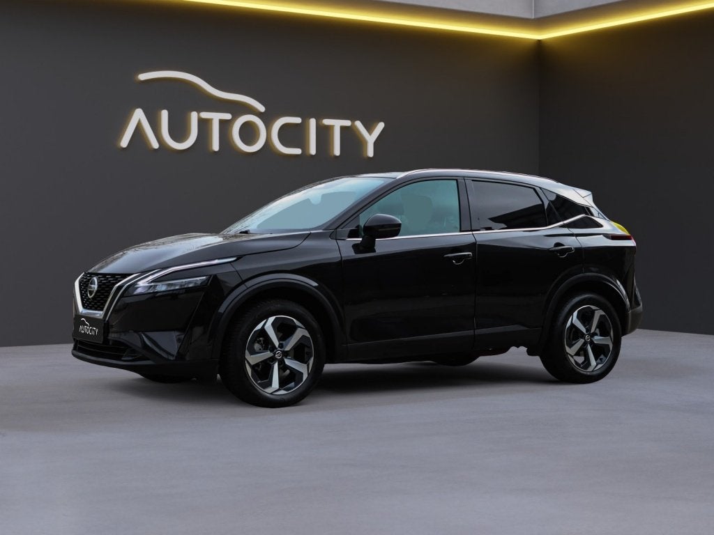Nissan QASHQAI 1.3 MHEV Tekna Pano l 360 Camera l Head up, Auto's, Automaat, Gebruikt, 4 cilinders, Leder en Stof
