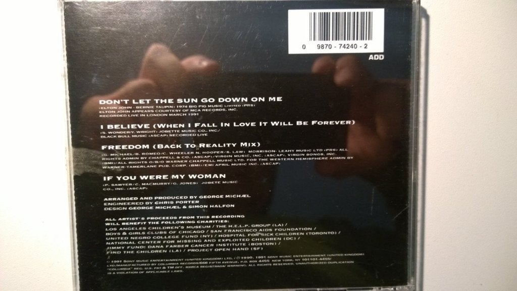 George Michael & Elton John - Don't Let The Sun Maxi CD Sing, Ophalen of Verzenden, Zo goed als nieuw, Pop
