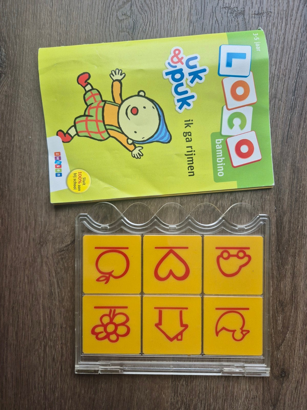 Loco Bambino Uk & Puk Ik ga rijmen - Educatief spel, Ophalen, Zo goed als nieuw, Puzzelen