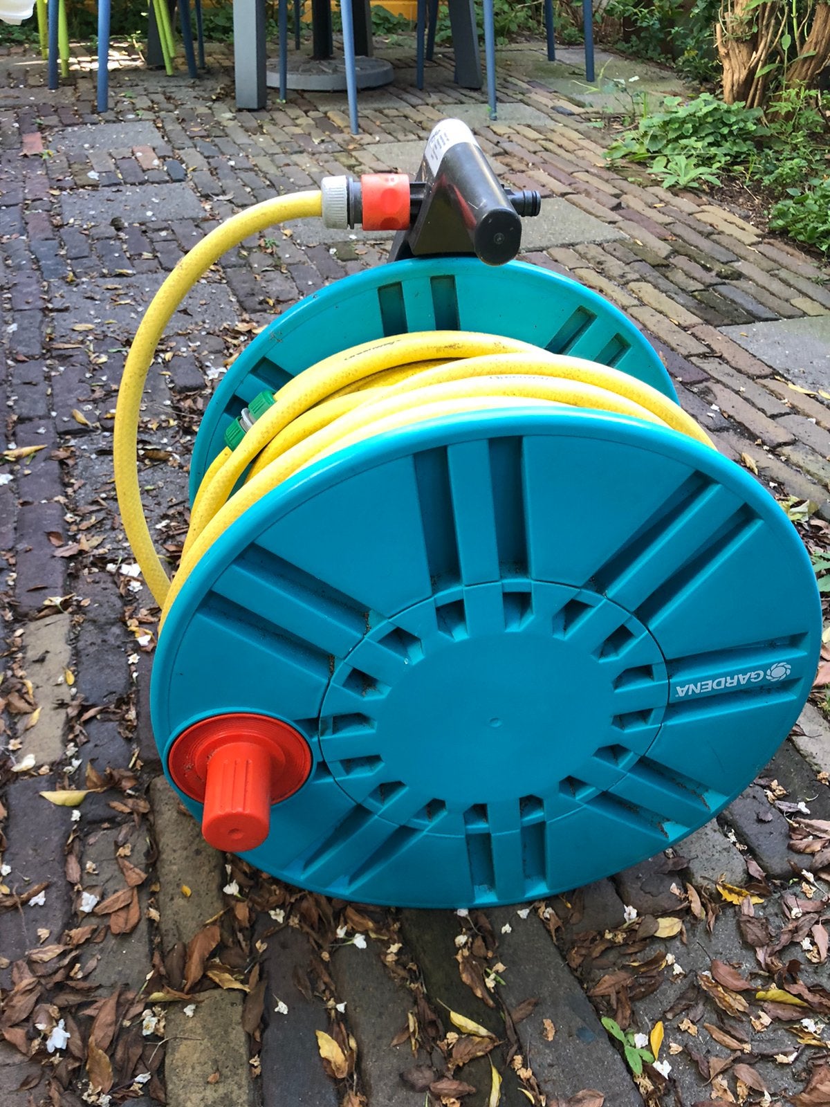 Tuinslang haspel Gardena, Tuin en Terras, Ophalen of Verzenden, Zo goed als nieuw, Tuinslang