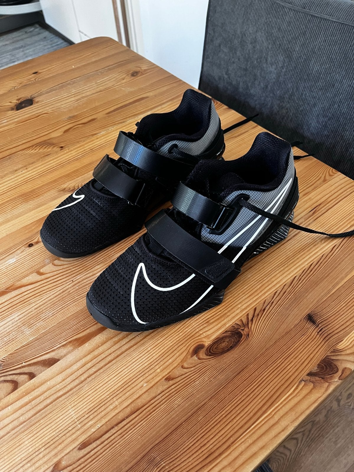 Nike Romaleos 4 gewichthefschoenen - Zwart, Kleding | Heren, Ophalen of Verzenden, Zo goed als nieuw, Zwart, Sportschoenen