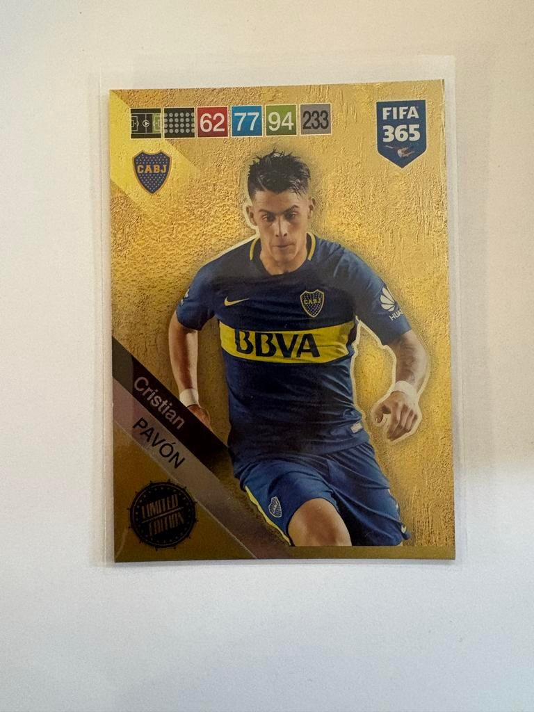 Limited Edition FIFA 365 Cristian Pavón Kaart 2019, Ophalen of Verzenden, Zo goed als nieuw, Buitenlandse clubs, Spelerskaart