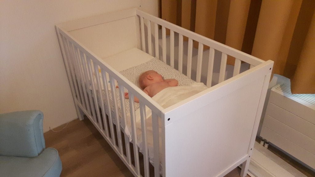 Ledikant (Ikea, Sundvik), Kinderen en Baby's, Ophalen, Gebruikt, Ledikant