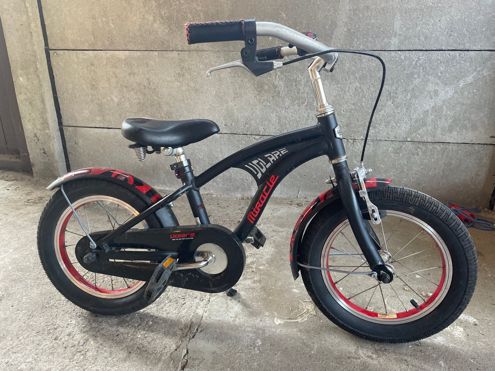 Volare kinderfiets 14 inch, Ophalen of Verzenden, Gebruikt, Velgrem, Minder dan 16 inch