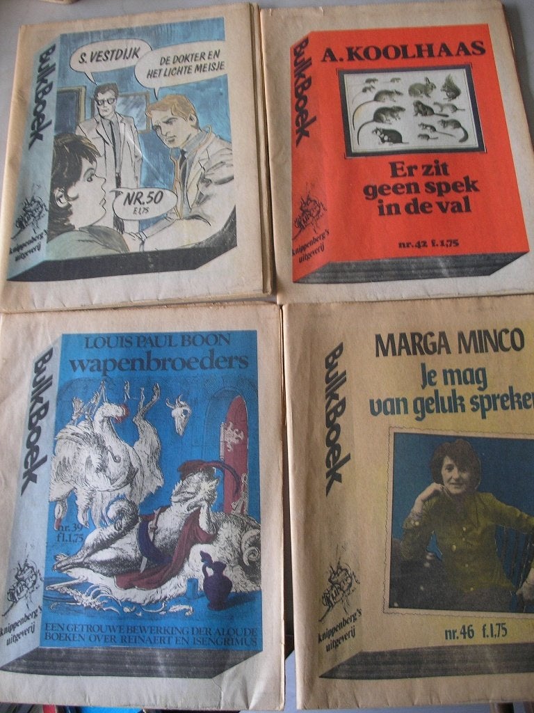12 x BulkBoek - Van Gogh- Claus-Hermans-Carmiggelt- Friedman, Ophalen of Verzenden, Gelezen