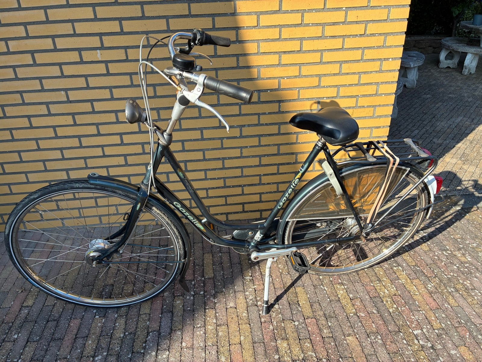 Gazelle Impala Damesfiets 57cm, 3 versnellingen, naafdynamo, Fietsen en Brommers, Ophalen, Gebruikt, Versnellingen, 56 cm of meer