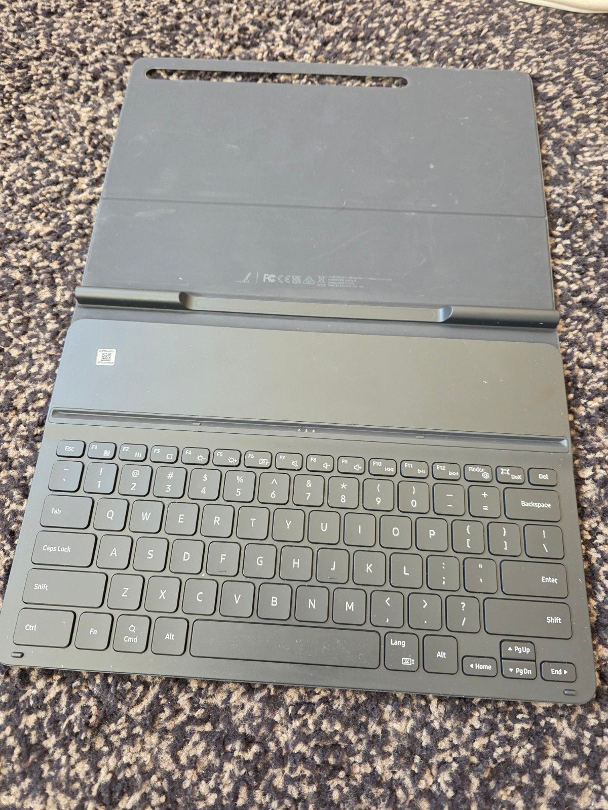 Samsung Book Cover Keyboard Slim tbv 12,4-inch tab, Ophalen, Qwerty, Gebruikt