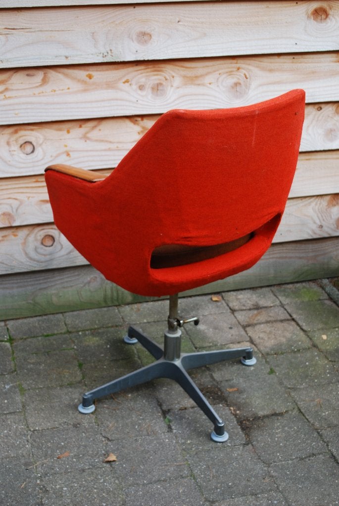 Vintage stoel oranje bruin, Ophalen, Gebruikt, Overige kleuren, Vintage