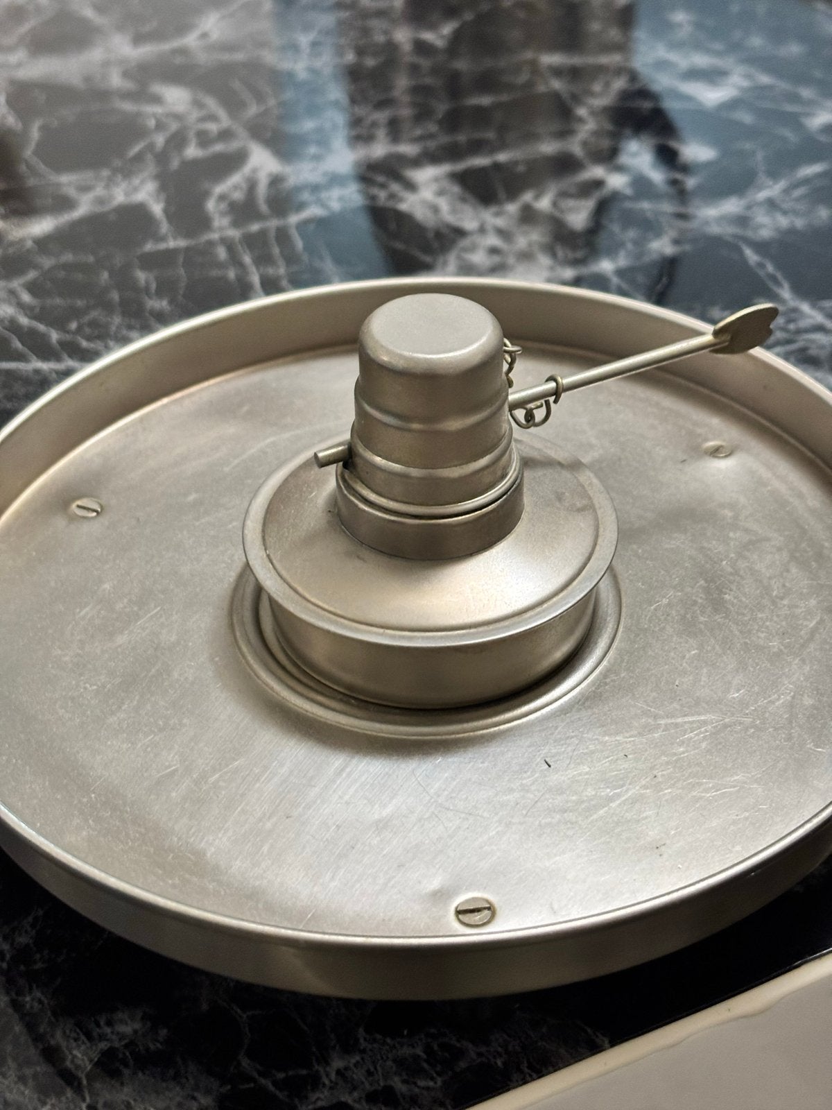 Vintage koffie/thee percolator met brander, Ophalen of Verzenden