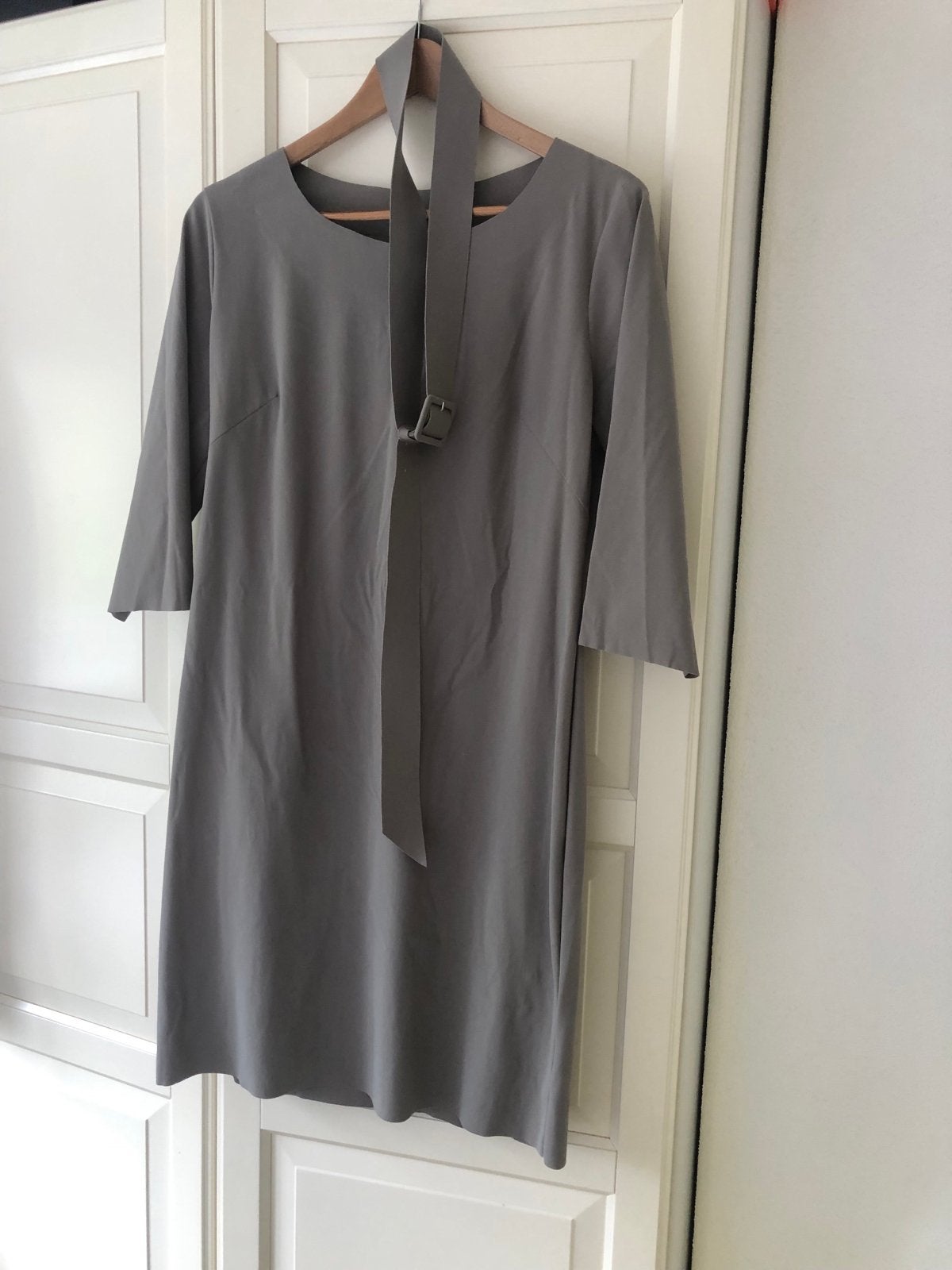 Irie Wash jurk XL taupe met ceintuur, Overige kleuren, Maat 46/48 (XL) of groter, Ophalen of Verzenden, Zo goed als nieuw