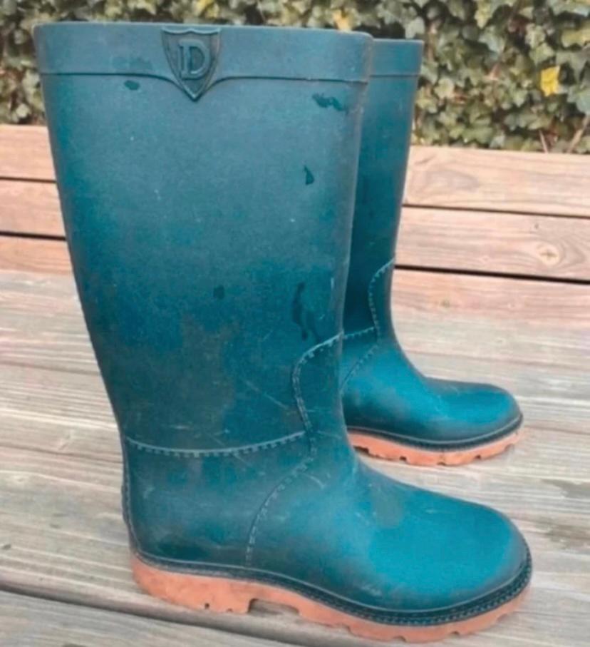 Dunlop regenlaarzen  maat 34, Gebruikt, Jongen of Meisje, Ophalen of Verzenden, Laarzen