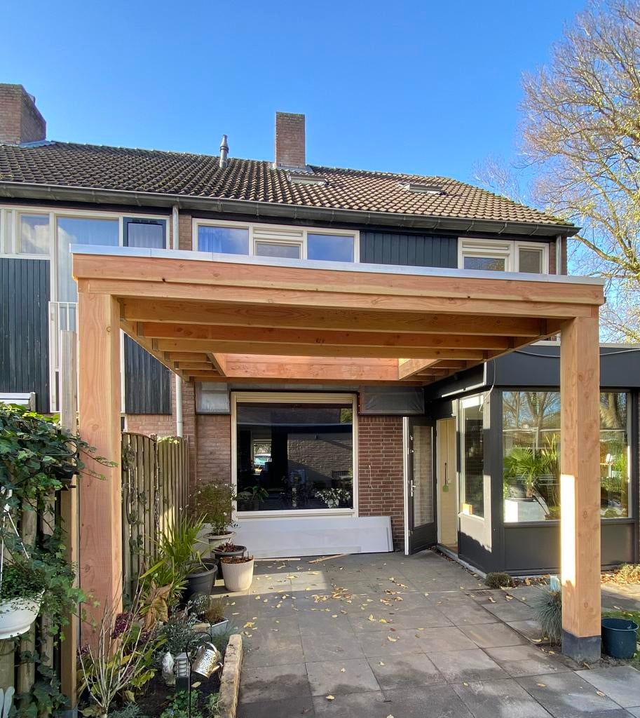 Douglas overkapping te koop. Z.g.a.n., Tuin en Terras, Overkappingen, Veranda, Ophalen