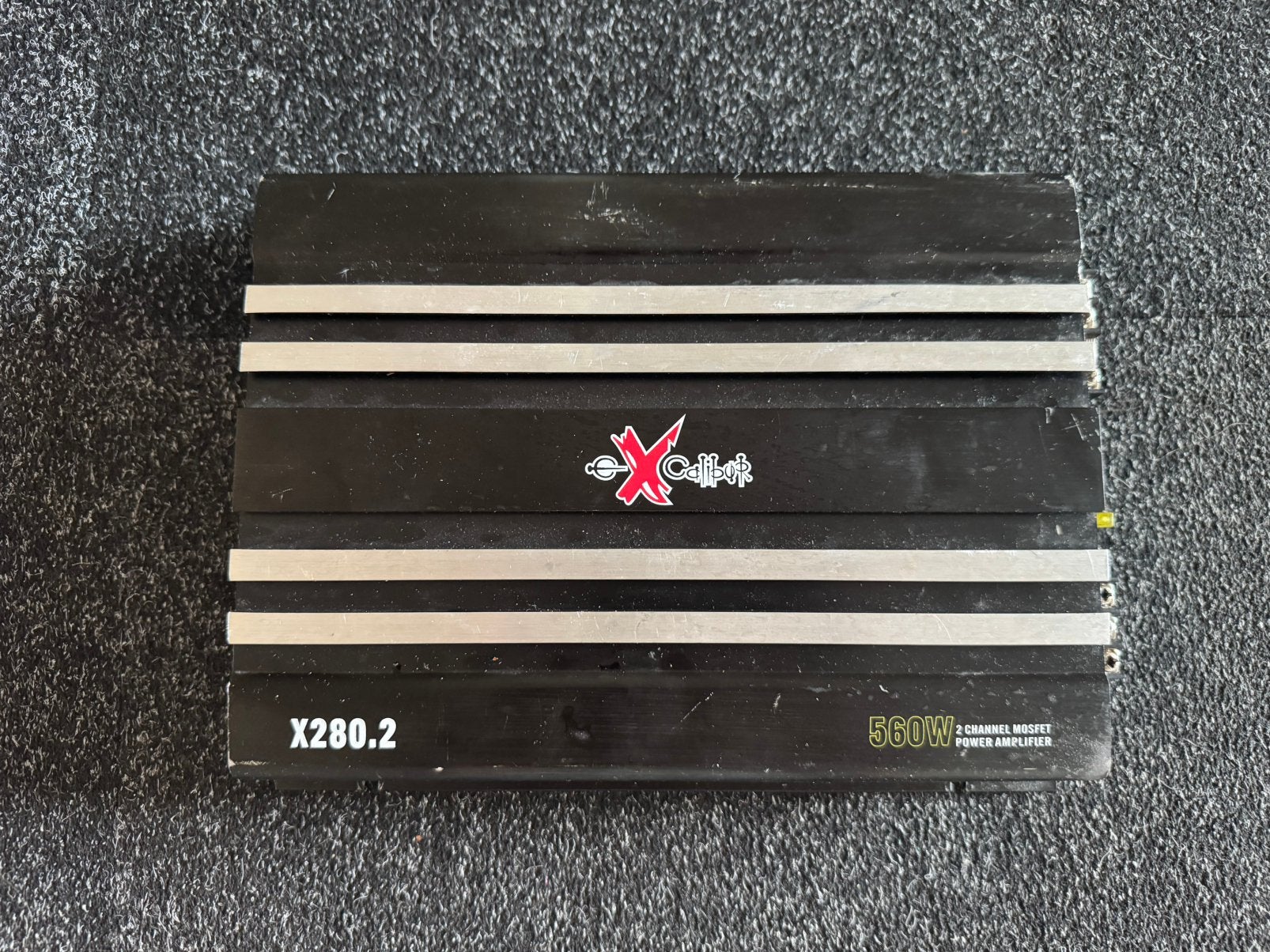 Excalibur auto amplifier x280.2, Auto diversen, Autospeakers, Ophalen of Verzenden, Zo goed als nieuw