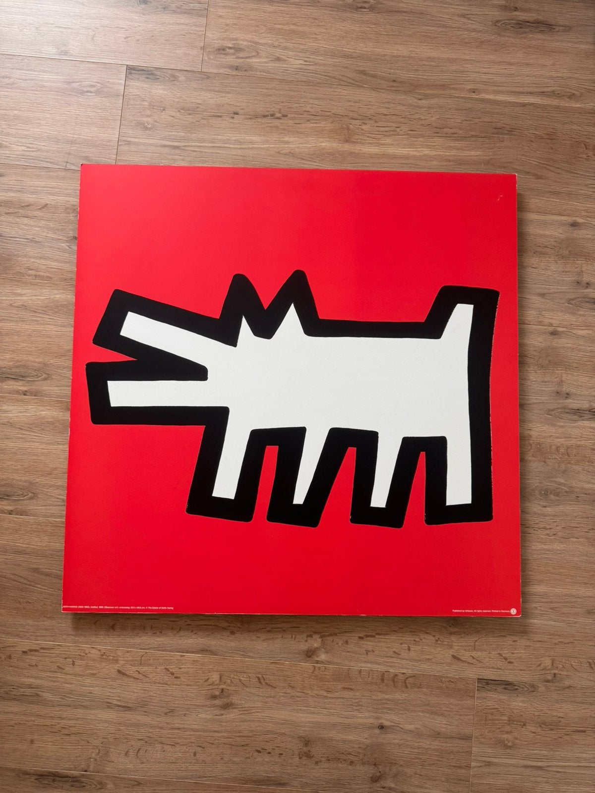 Keith Haring poster(1990), Ophalen of Verzenden, Film en Tv