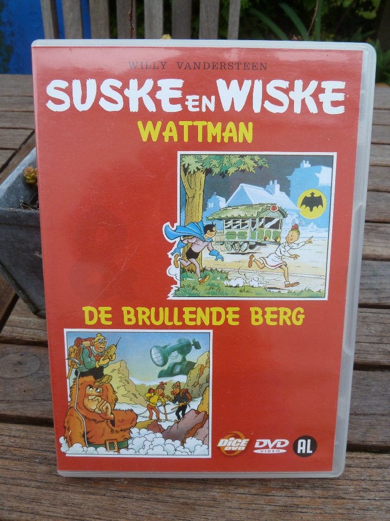 Suske en Wiske - Wattman & De Brullende Berg (DVD), Europees, Tekenfilm, Alle leeftijden, Zo goed als nieuw