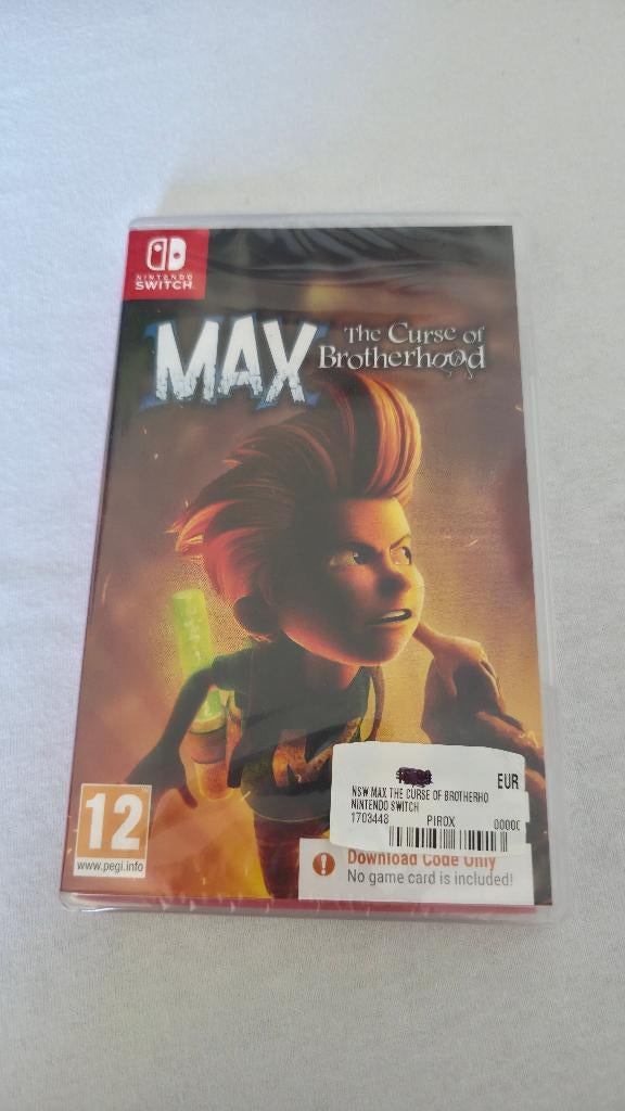 Max The Curse of Brotherhood Switch, Spelcomputers en Games, Games | Nintendo Switch, Avontuur en Actie, 1 speler, Nieuw, Ophalen of Verzenden