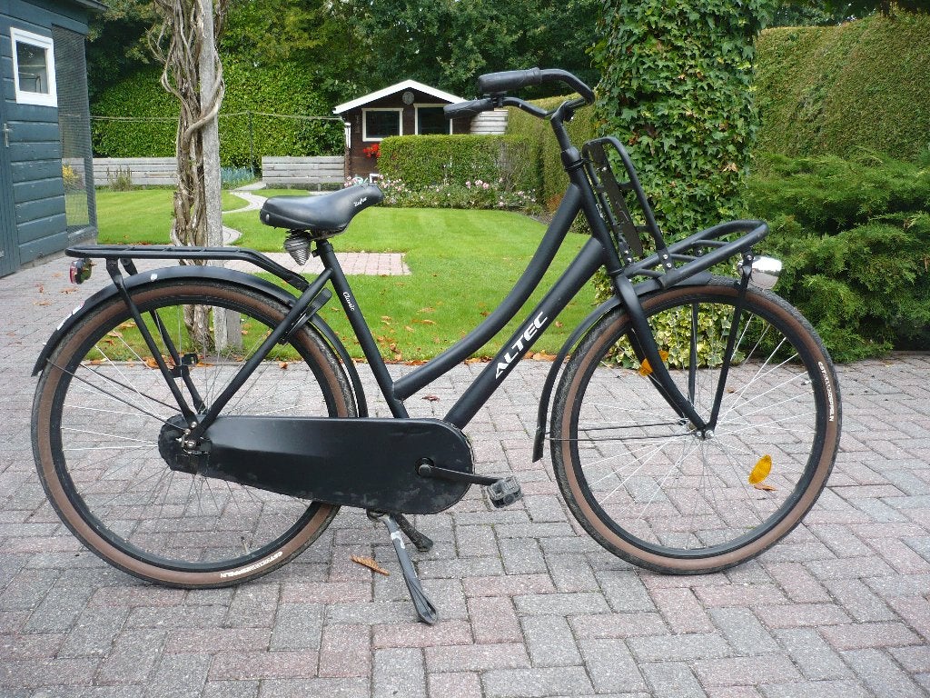 Mooie Altec kleine damesfiets 28 inch meisjesfiets met rek, Fietsen en Brommers, Ophalen, Terugtraprem, Altec, 53 tot 56 cm