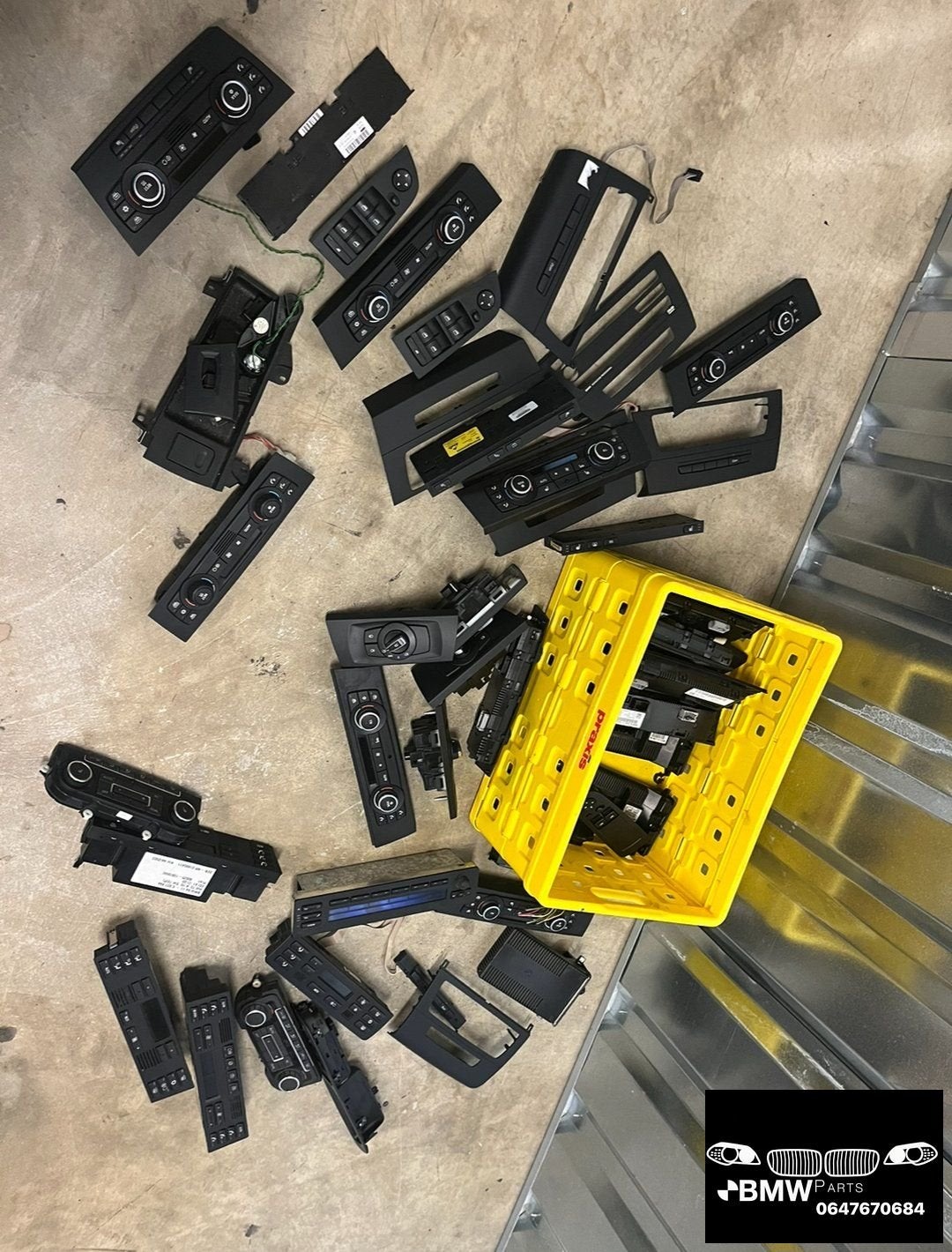Kachel airco bedieningspaneel Bmw E39 E46 E60 E87 E90 E91, Auto-onderdelen, Dashboard en Schakelaars, BMW, Gebruikt, Herkomst onderdeel bekend