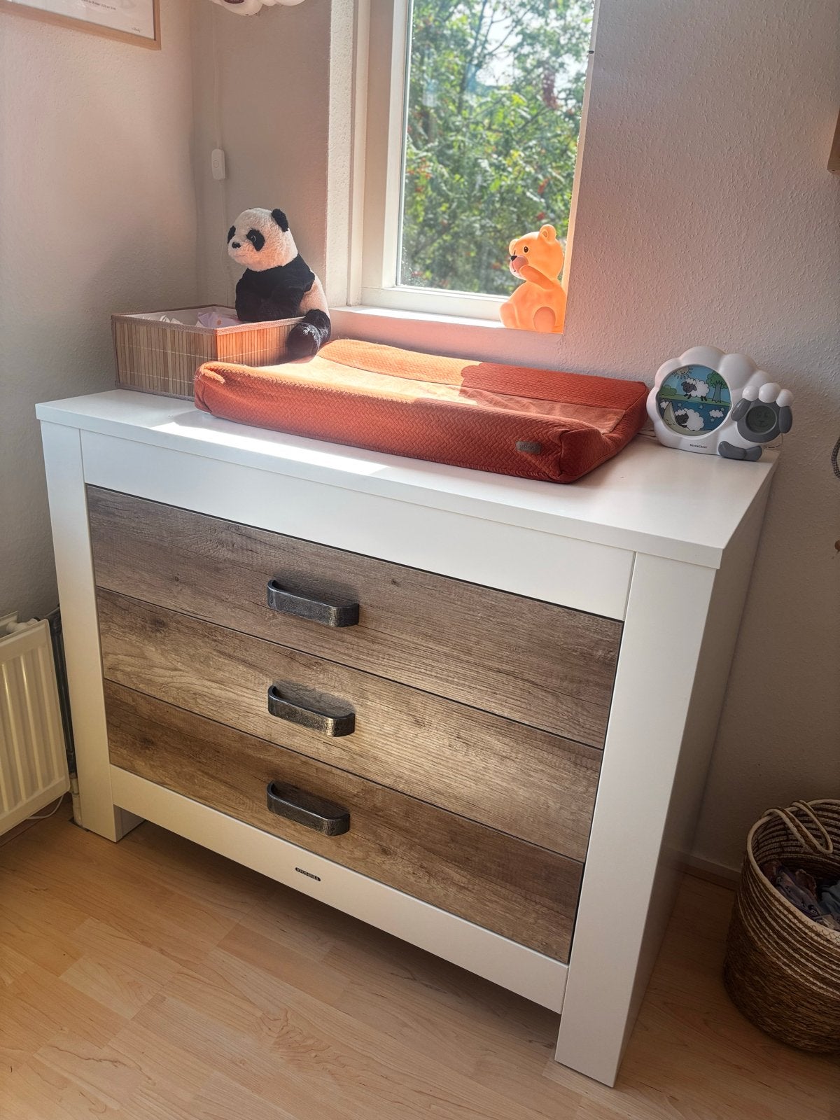 Kidsmill Long Island babykamer – commode & ledikant, Ophalen, Gebruikt, 50 tot 70 cm, 100 cm of meer