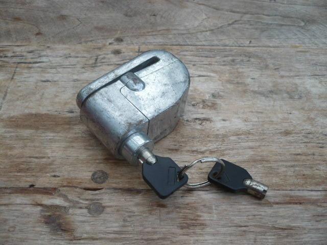 schijfremslot, alarm, scooterslot, Motoren, Accessoires | Sloten, Ophalen of Verzenden, Gebruikt
