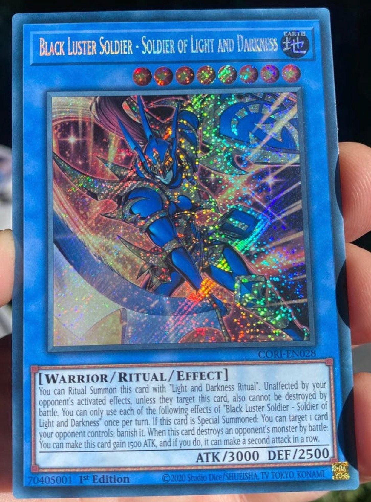 Yu-Gi-Oh! Black Luster Soldier - Soldier Light and Darkness, Hobby en Vrije tijd, Verzamelkaartspellen | Yu-gi-Oh!, Ophalen of Verzenden