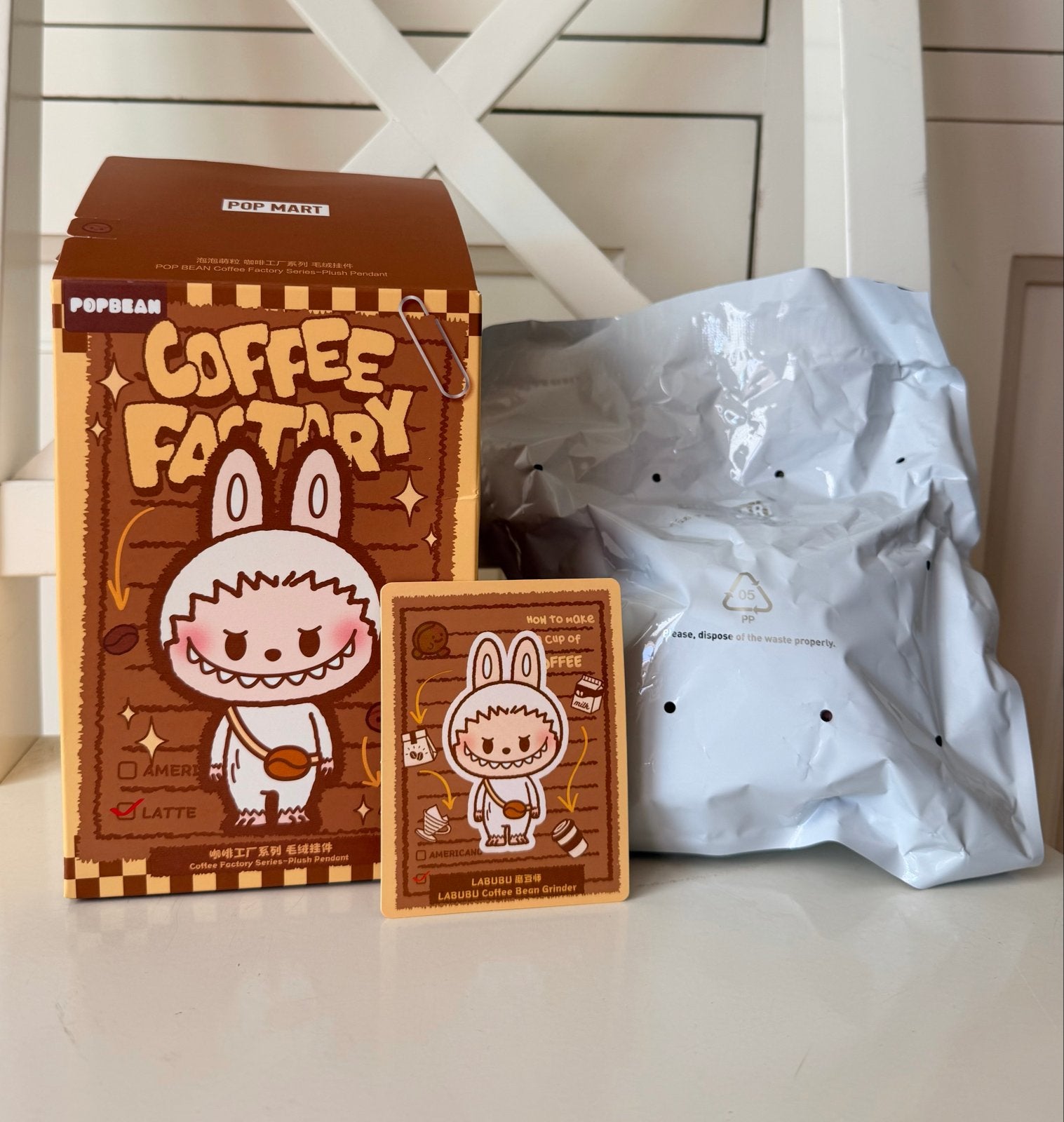 Pop Mart Coffee Factory Labubu Figuur - Nieuw in doos, Verzenden, Nieuw