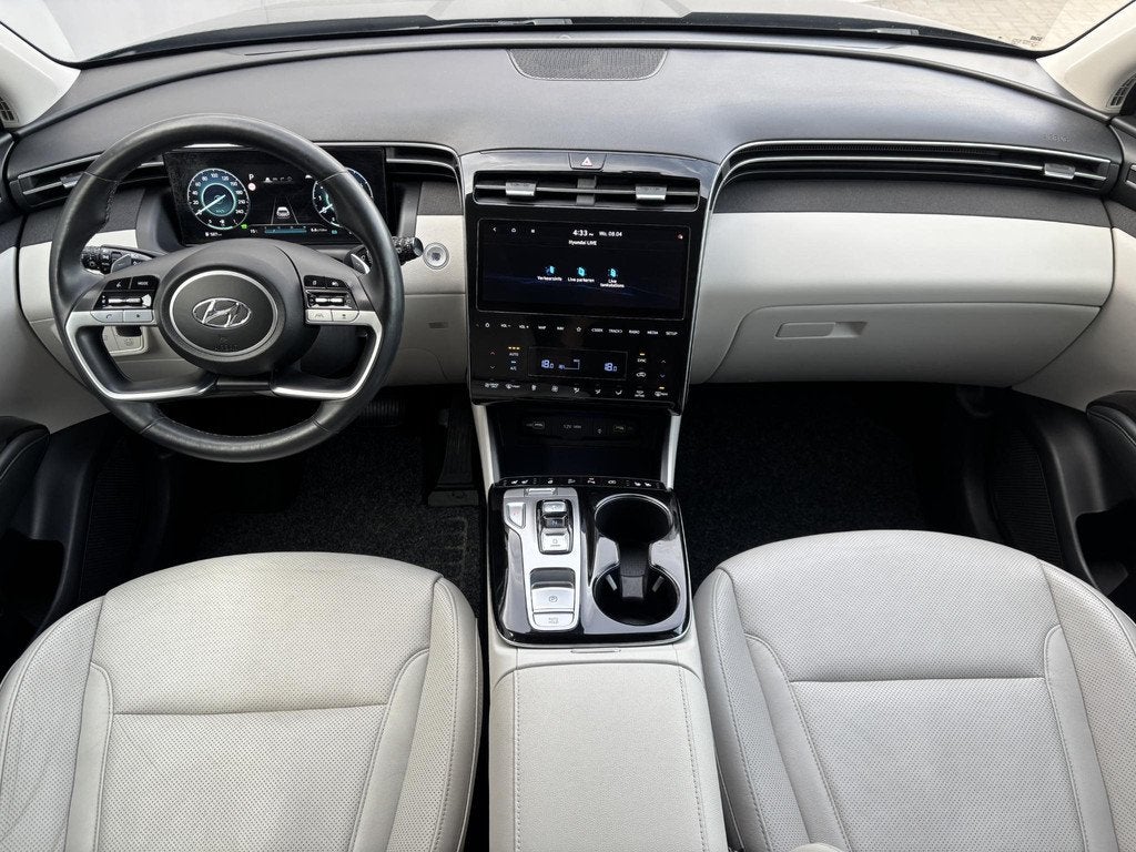 Hyundai Tucson 1.6 T-GDI HEV 230pk Premium Sky / Dealer onde, Auto's, Hyundai, Gebruikt, Euro 6, 4 cilinders, 1650 kg