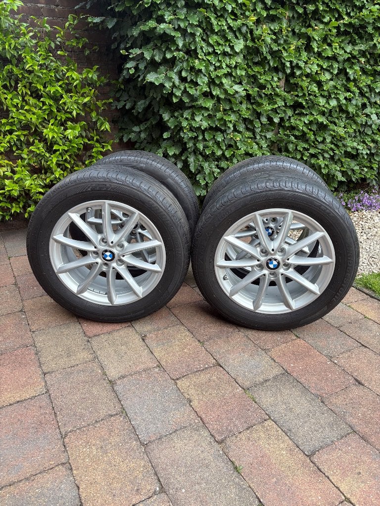 Originele BMW velgen met zomerbanden, Auto-onderdelen, Banden en Velgen, Ophalen, Velg(en), 17 inch, Zomerbanden