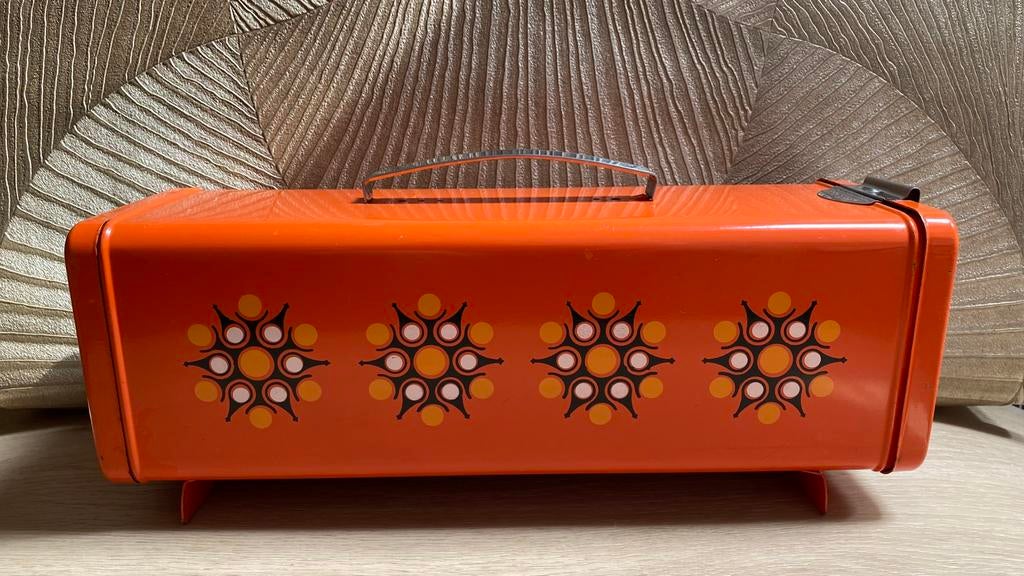 Vintage Koekblik van Vendex of Brabantia - Seventies, Ophalen of Verzenden, Gebruikt, Koek(jes), Overige merken