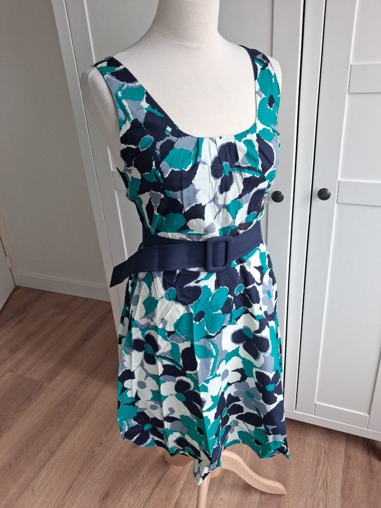 Retro zomerjurk met riem, Groningen, Voodoo Vixen, Nieuw, Ophalen of Verzenden