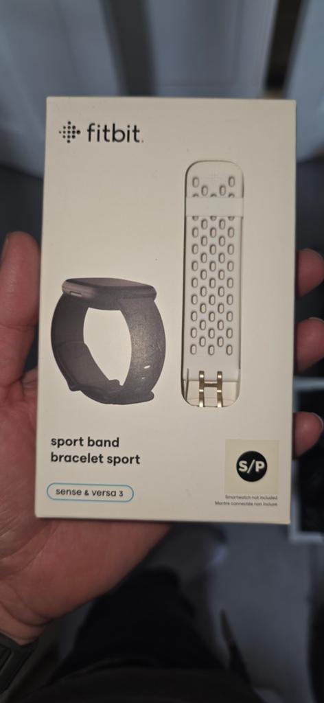Nieuw Fitbit Sport Bandje voor Sense & Versa 3 (S/P), Bandje, Nieuw, Ophalen of Verzenden, Fitbit