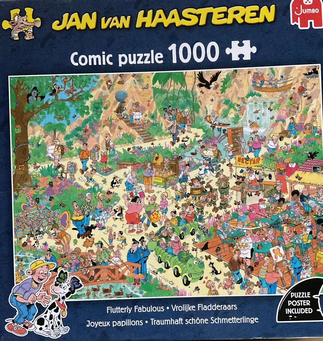 Jan van Haasteren Puzzels -  1.000 stukjes, Ophalen, 500 t/m 1500 stukjes, Zo goed als nieuw, Legpuzzel