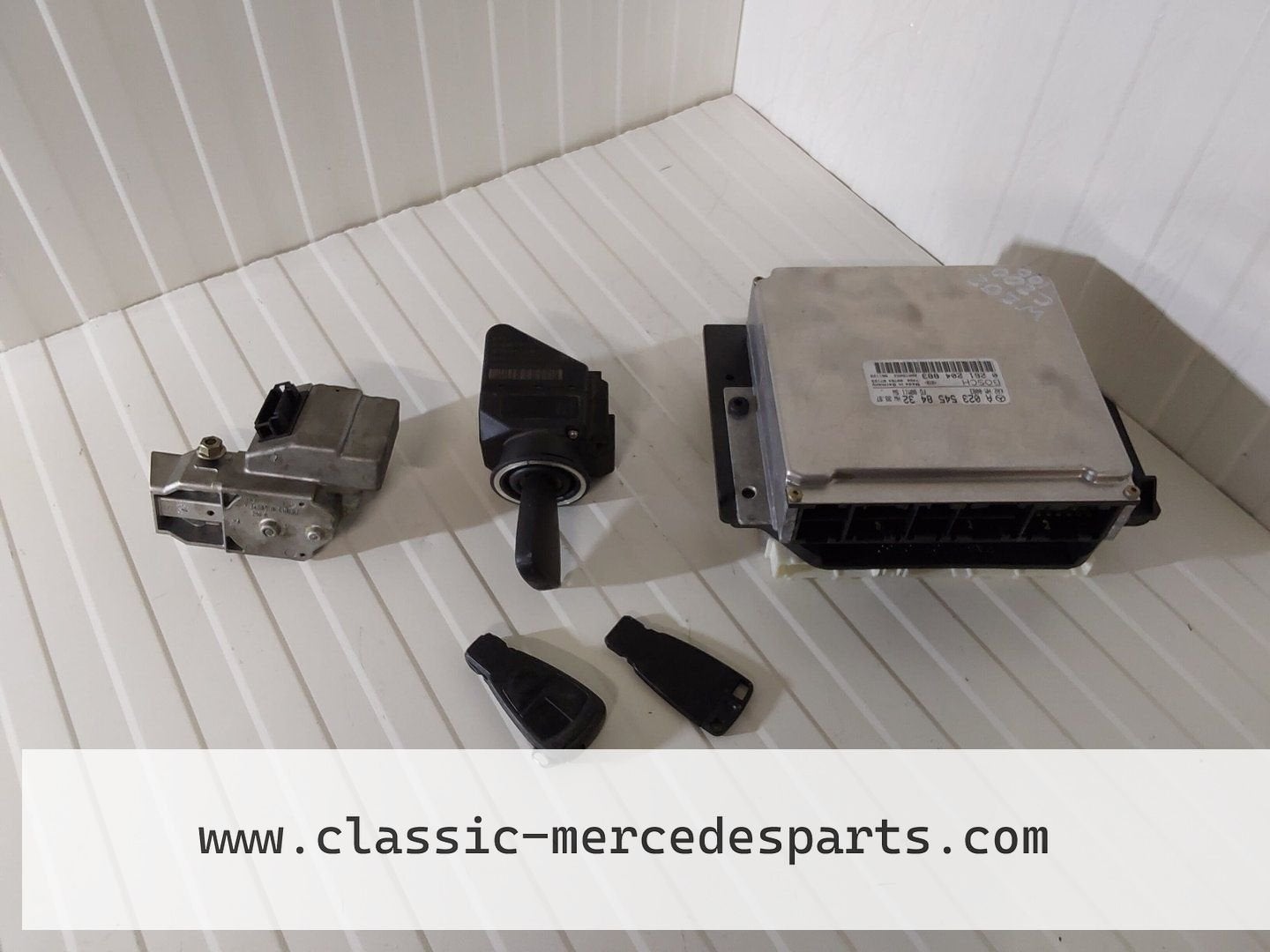 Contactslot set met ECU Mercedes W202 C200, Gebruikt, -, -, Ophalen of Verzenden