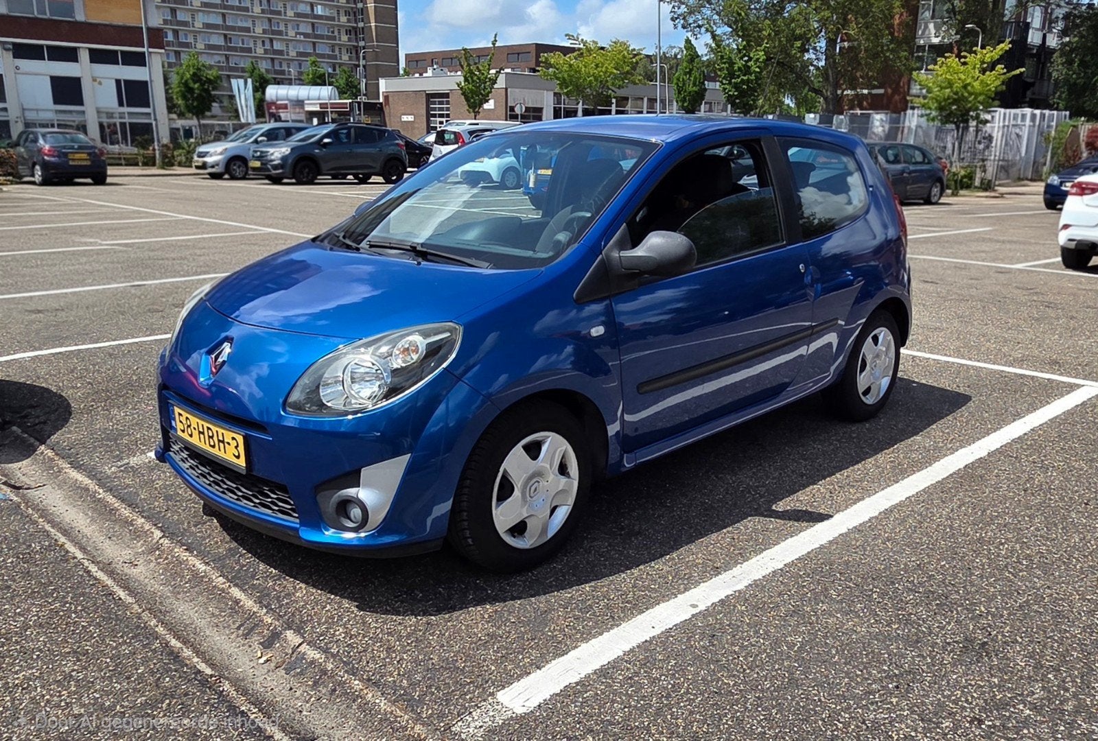 Renault Twingo 1.2 16V Quickshift 2008 Blauw, Auto's, 31 €/maand, 4 cilinders, Origineel Nederlands, 930 kg